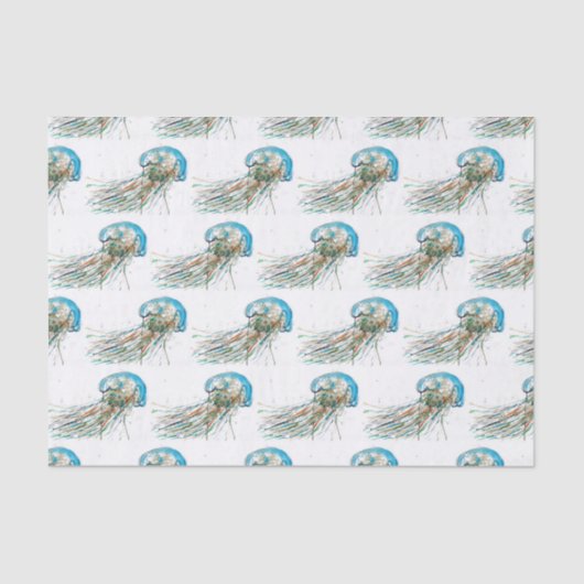 Papier Mousseline Méduse (Recto)