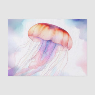 Papier Mousseline méduse d'aquarelle Abstraite