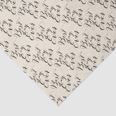 Papier Mousseline Meilleur Jour Jamais Chic Script Calligraphie Papi (Détail)