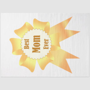Papier Mousseline Meilleure maman jamais Golden Lauréat du prix ruba