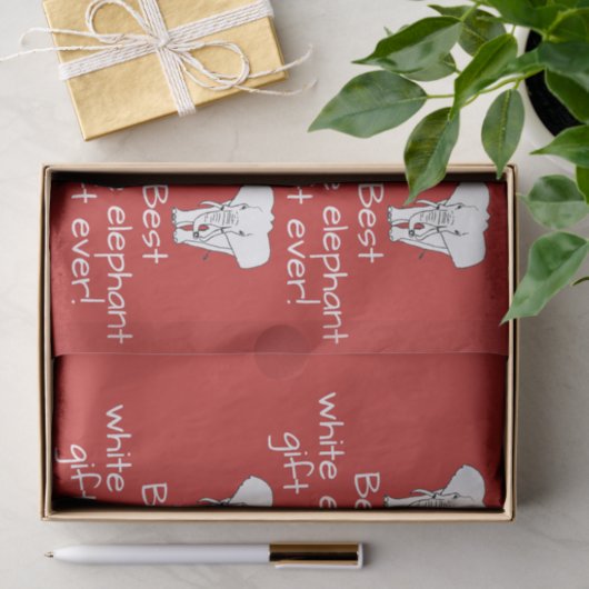Papier Mousseline Meilleure White Elephant échange cadeau (Cadeau)