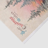 Papier Mousseline Meilleurs voeux de Noël par Ellen Clapsaddle (Détail)