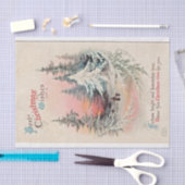 Papier Mousseline Meilleurs voeux de Noël par Ellen Clapsaddle (Artisanat)