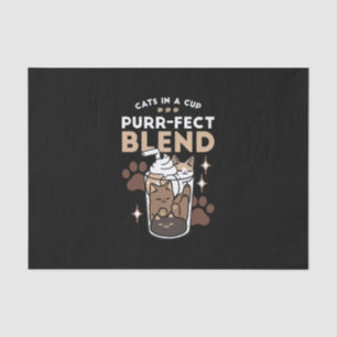 Papier Mousseline Mélange Purr-Fect : Conception de café pour le caf