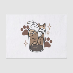 Papier Mousseline Mélange Purr-Fect : Conception de café pour le caf