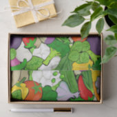 Papier Mousseline Mélange sain de légumes frais (Cadeau)