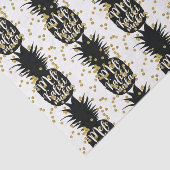 Papier Mousseline Mele Kalikimaka Ananas Noël hawaïen (Détail)