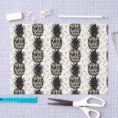 Papier Mousseline Mele Kalikimaka Ananas Noël hawaïen (Artisanat)