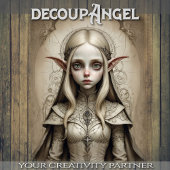 Papier Mousseline Melinda l'elfe - Découpage -