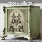 Papier Mousseline Melinda l'elfe - Découpage -