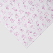 Papier Mousseline Mélodie de l'amour : Mariage Lines Motif (Détail)