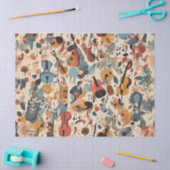 Papier Mousseline Melody Jazz Whimsical (Artisanat)