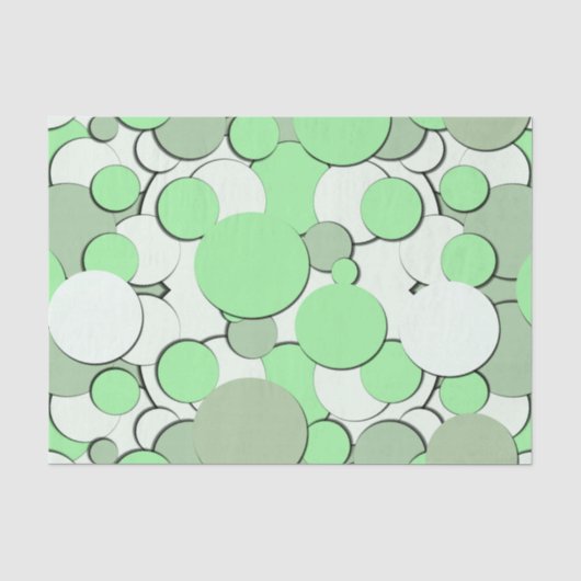 Papier Mousseline Melon Vert Monochrome (Recto)