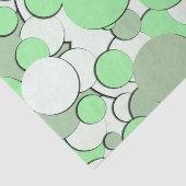 Papier Mousseline Melon Vert Monochrome (Détail)