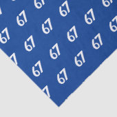 Papier Mousseline Mème Bleu 67  (Détail)