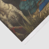 Papier Mousseline Ménagerie musicale des animaux Découpage (Détail)