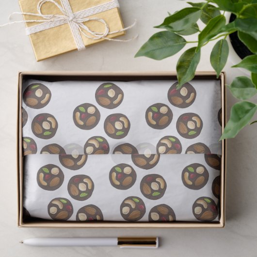 Papier Mousseline Mendiants Chocolats français Chocolatier Chocoholi (Cadeau)