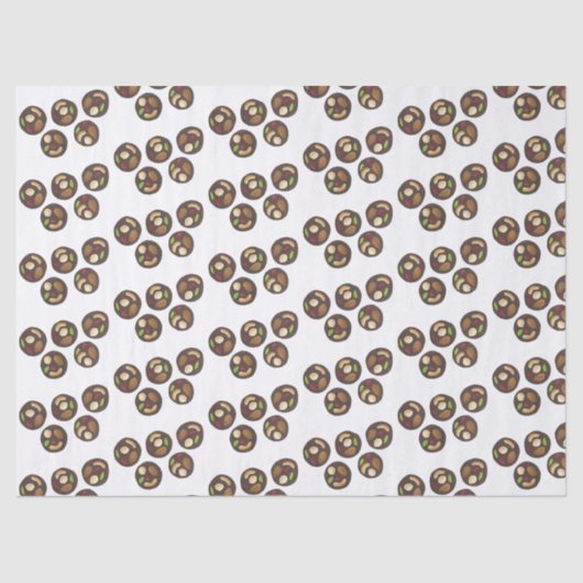 Papier Mousseline Mendiants Chocolats français Chocolatier Chocoholi (Recto)