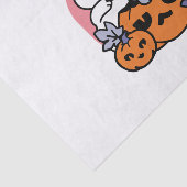 Papier Mousseline Meow-Loween - Cute Halloween Conception Chat (Détail)
