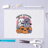 Papier Mousseline Meow-Loween - Cute Halloween Conception Chat (Artisanat)
