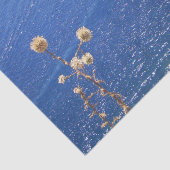 Papier Mousseline Mer bleue grecque (Détail)