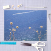 Papier Mousseline Mer bleue grecque (Artisanat)