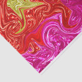 Papier Mousseline Mer De Flammes (Détail)