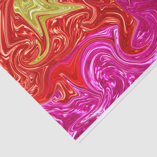 Papier Mousseline Mer De Flammes (Détail)