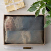 Papier Mousseline Mer orageuse avec épave (par Marcus Larson) (Cadeau)