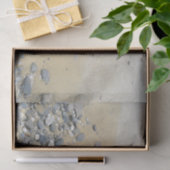 Papier Mousseline Mer, sable et cailloux (Cadeau)