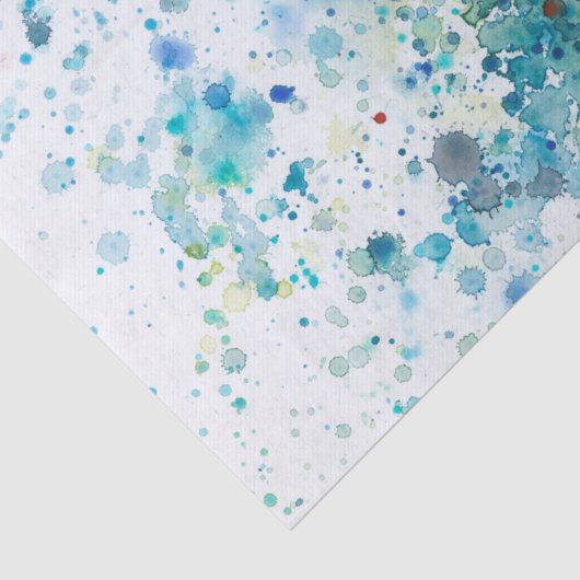 Papier Mousseline Mer Speckée I (Détail)