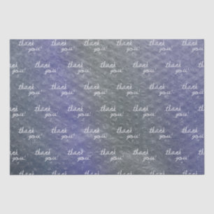 Papier Mousseline Merci de revendeur d'enveloppes de bulle Marine Bl