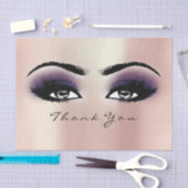 Papier Mousseline Merci Métallurgique rose-bleu-violet (Artisanat)