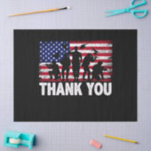 Papier Mousseline Merci patriotique américain (Artisanat)