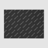 Papier Mousseline Merci personnalisé (Recto)