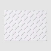 Papier Mousseline Merci personnalisé (Recto)