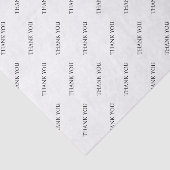 Papier Mousseline Merci personnalisé (Détail)