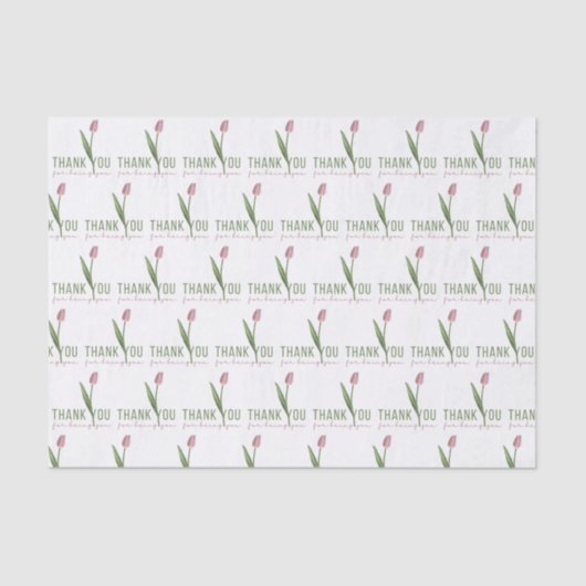 Papier Mousseline Merci Pour Être Vous Tissus Papier (Recto)