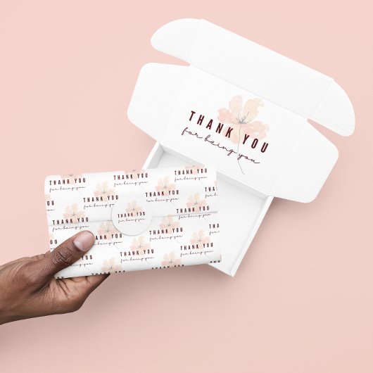 Papier Mousseline Merci Pour Être Vous Tissus Papier