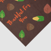 Papier Mousseline Merci Pour Vous, Thanksgiving (Détail)