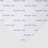 Papier Mousseline Merci simple Bleu Bleu Bleu (Détail)