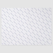 Papier Mousseline Merci simple Bleu Bleu Bleu (Recto)