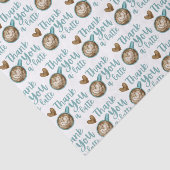 Papier Mousseline Merci Un Papier Tissu Latte (Détail)