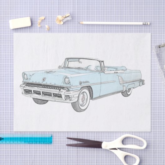 PAPIER MOUSSELINE MERCURE MONTCLAIR 1955 (Artisanat)