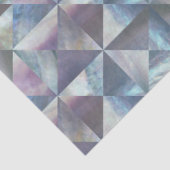 Papier Mousseline Mère de Pearl Texture de luxe motif géométrique (Détail)