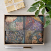 Papier Mousseline Mère Enfant Artiste Artiste Collage Découpage 4 (Cadeau)