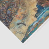 Papier Mousseline Mère Enfant Artiste Artiste Collage Découpage 4 (Détail)