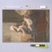 Papier Mousseline Mère tenant son enfant (par Rudolf Jordan) (Artisanat)