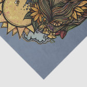 Papier Mousseline Mère Terre la déesse mondiale du Tarot (Détail)