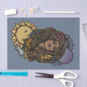 Papier Mousseline Mère Terre la déesse mondiale du Tarot (Artisanat)